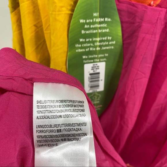 Farm Rio Garden Mix Maxi Wrap Floral Dress NWT - Picture 17 of 17